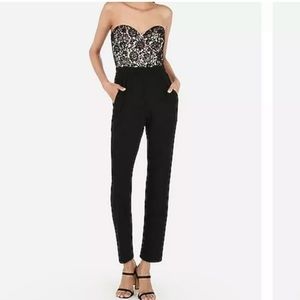 Express Strapless Jumpsuit Romper
